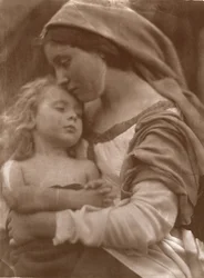 Portrait of mother and child